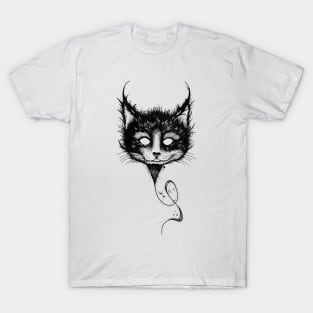 Evil Cat Balloon (black version) T-Shirt